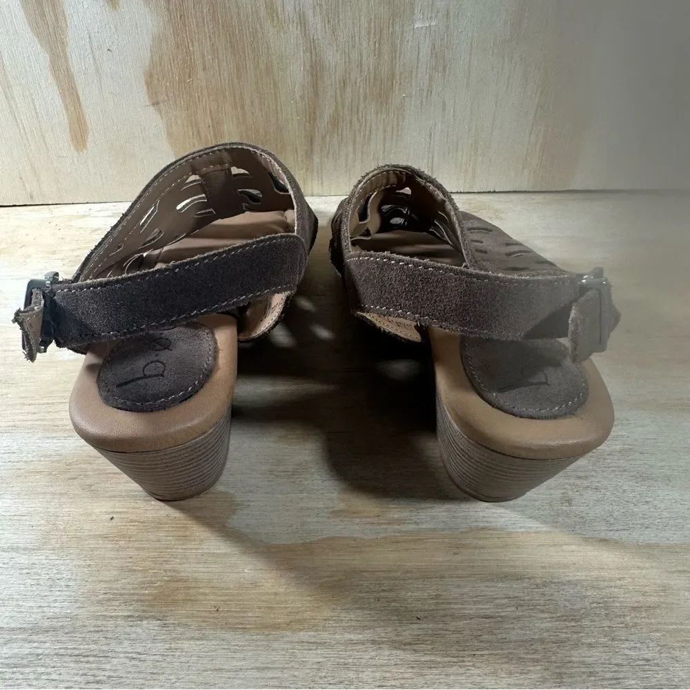 Boc Dixie Slingback Brown Sandals Women's Size 6